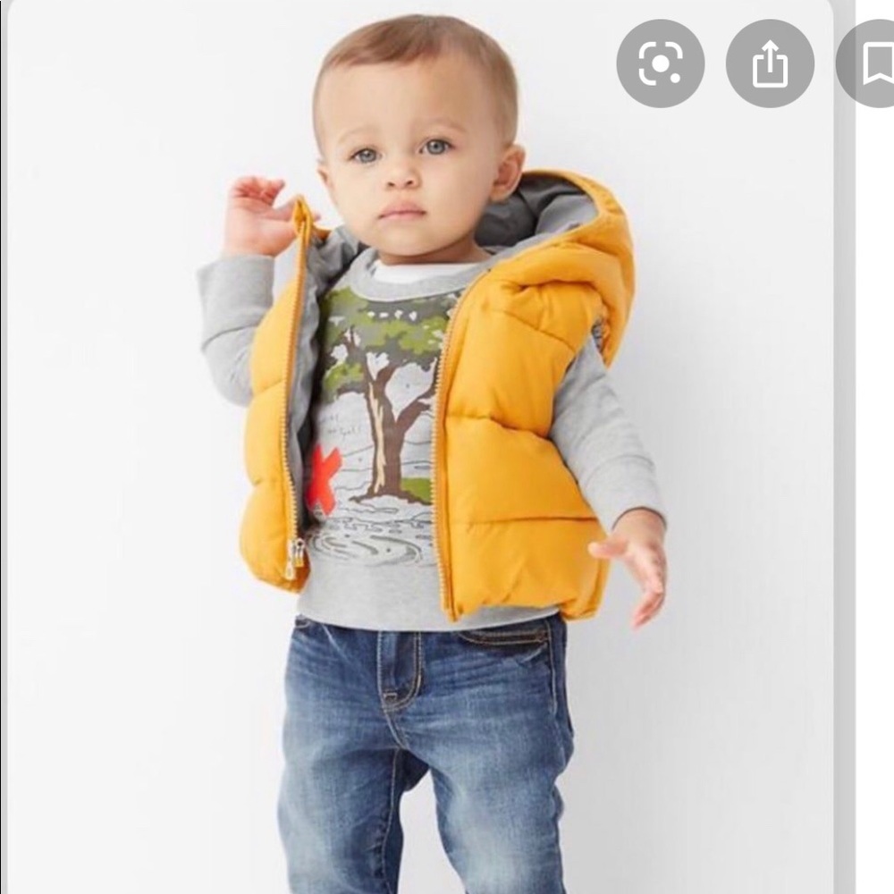 EUC Baby Gap Puffer Vest